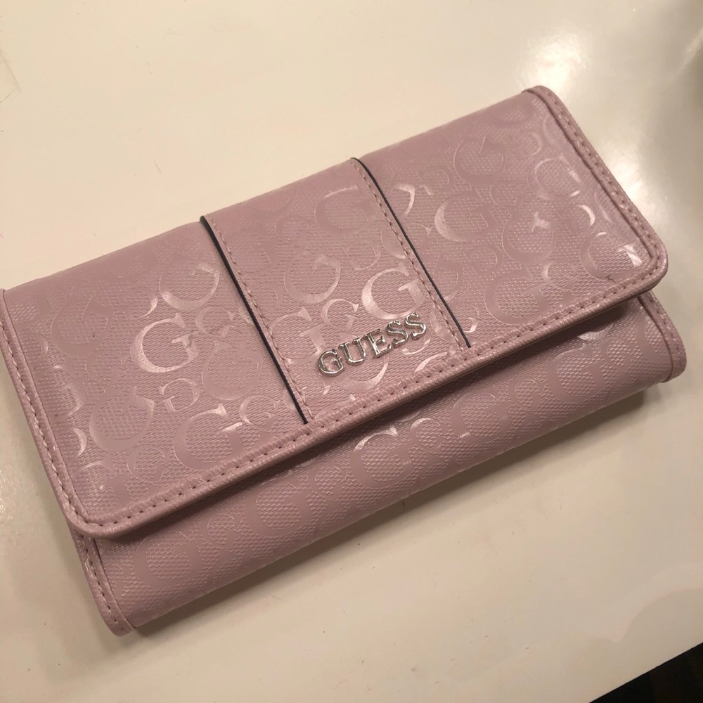 Light Pink Guess Wallet